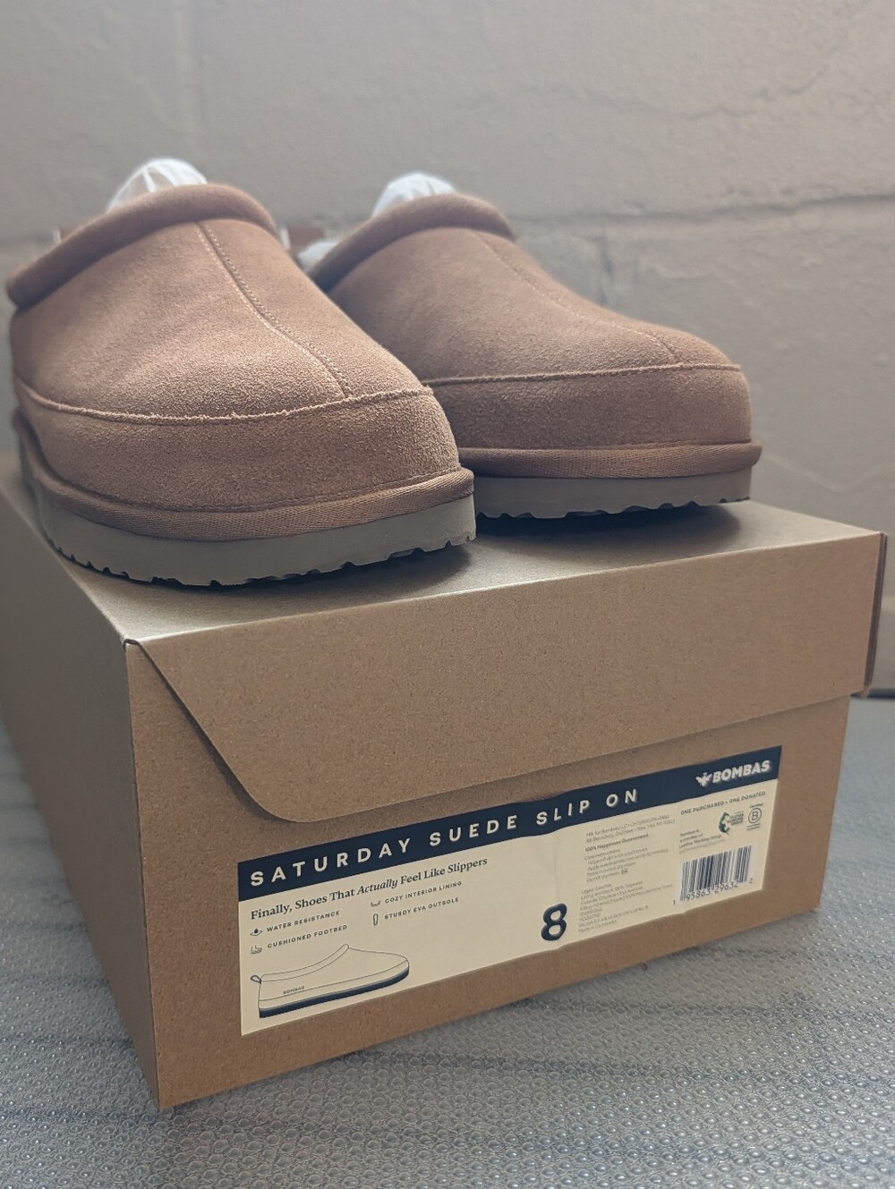 Bombas Saturday Slippers in Camel - Picture 4 of 9